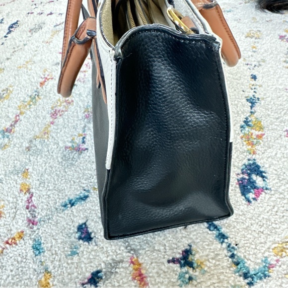 Sam Edelman - black and cream color block bag - Picture 3 of 14